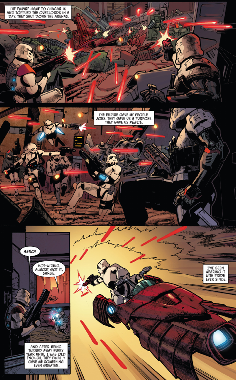Illustration for article titled The Star Wars Comic Has Given Us Some Worryingly Efficient Stormtroopers
